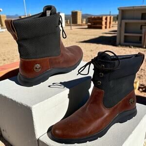 Timberland Women's 7 Brown & Black Turain A1HVJ Waterproof Lace Up Boots